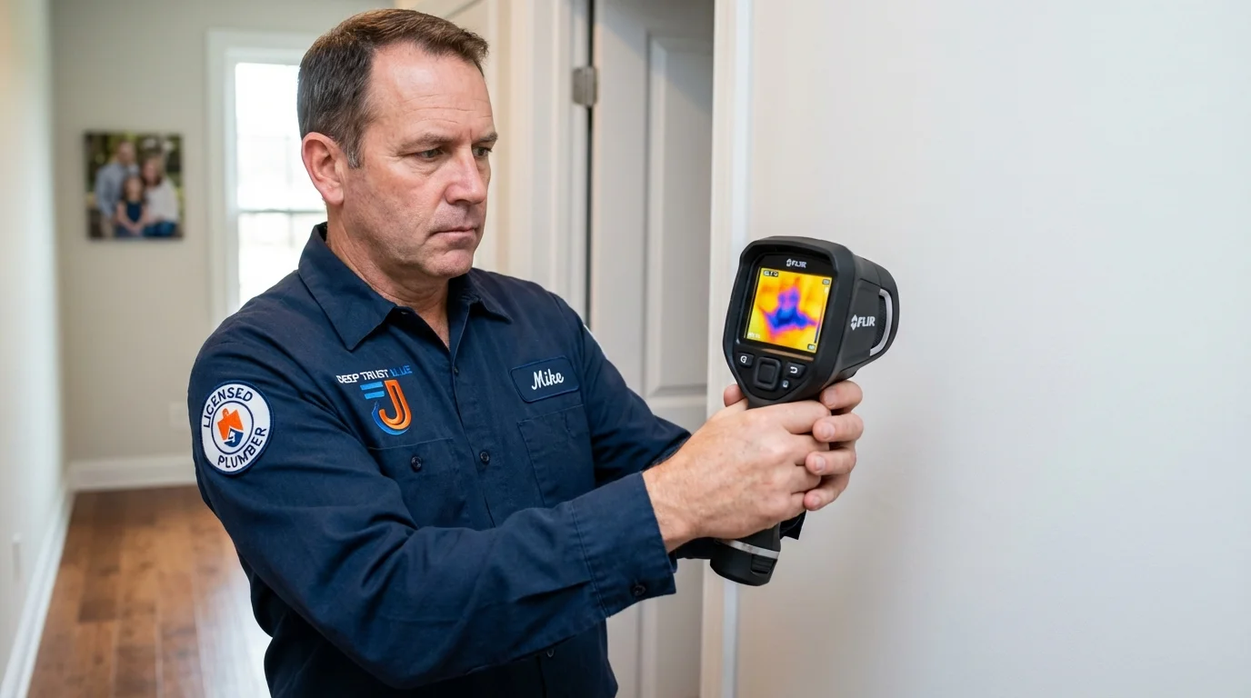 Thermal imaging leak detection by Johns Plumbing LLC in Hazel Crest